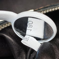 Pre-owned Prada Vitello Vintage Studded Sound White Leather  shoulderbag | stylenewstar