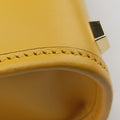 Pre-owned Fendi MINI SUNSHINE SHOPPER Yellow Leather 8BS051 shoulderbag | stylenewstar