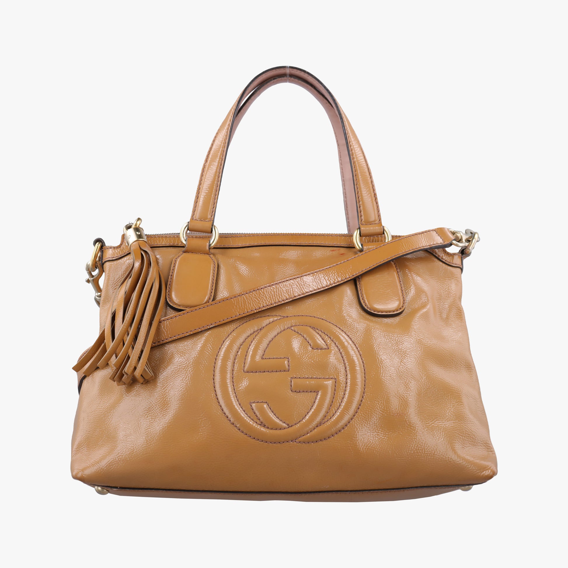 Soho Beige Patent Leather 308362 E015992340ソーホー ベージュ パテント 308362 E015992340