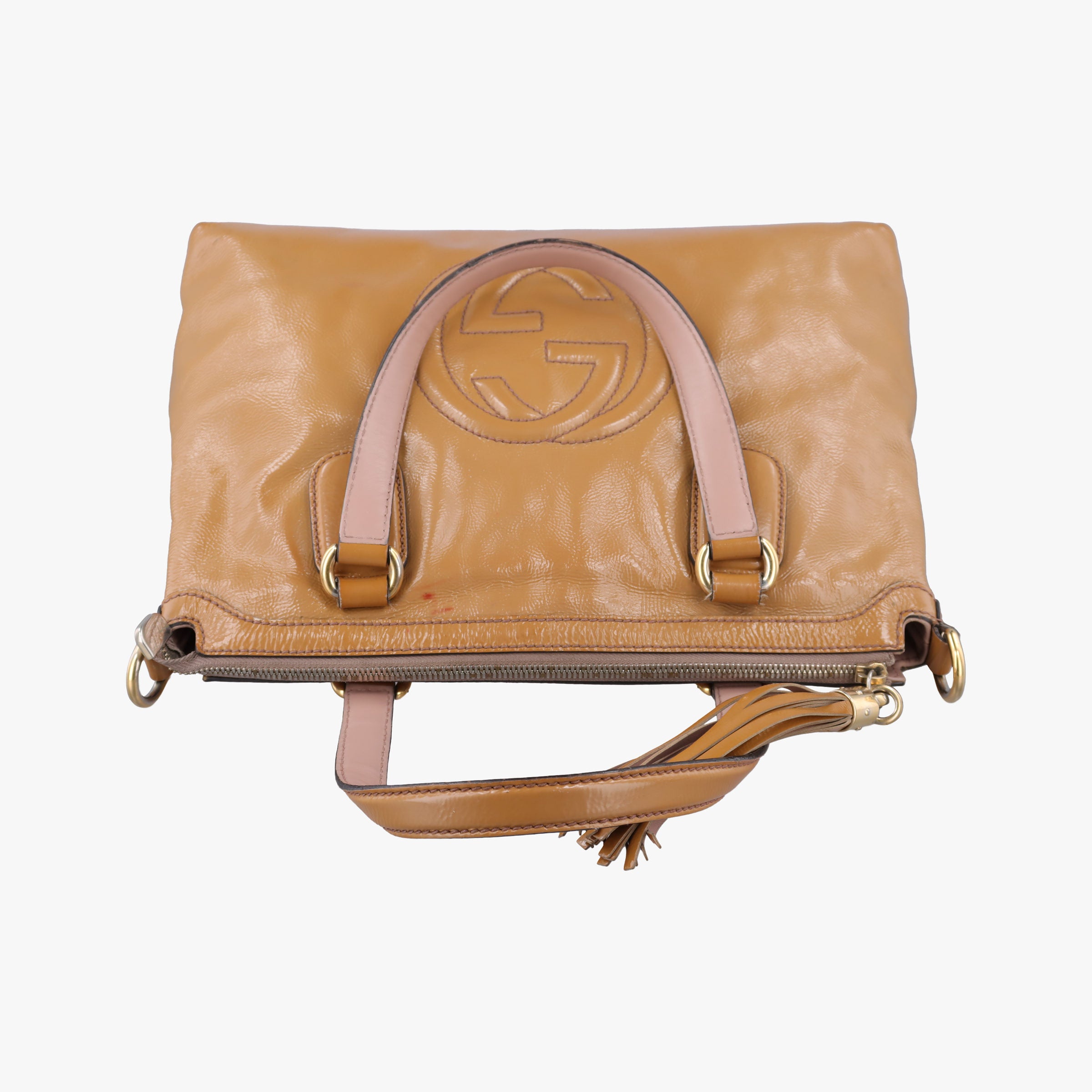 Soho Beige Patent Leather 308362 E015992340ソーホー ベージュ パテント 308362 E015992340