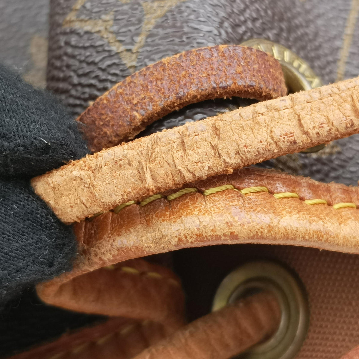 Secondhand Louis Vuitton Petit Noe Brown Monogram Canvas M42226 shoulderbag | stylenewstar