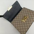 Padlock Beige×black PVC coated canvas×leather 453188 G032655743パドロック ベージュ×ブラック PVCコーティングキャンバス×レザー 453188 G032655743
