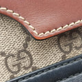 Padlock Beige×black PVC coated canvas×leather 453188 G032655743パドロック ベージュ×ブラック PVCコーティングキャンバス×レザー 453188 G032655743