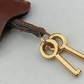 Padlock Beige×black PVC coated canvas×leather 453188 G032655743パドロック ベージュ×ブラック PVCコーティングキャンバス×レザー 453188 G032655743