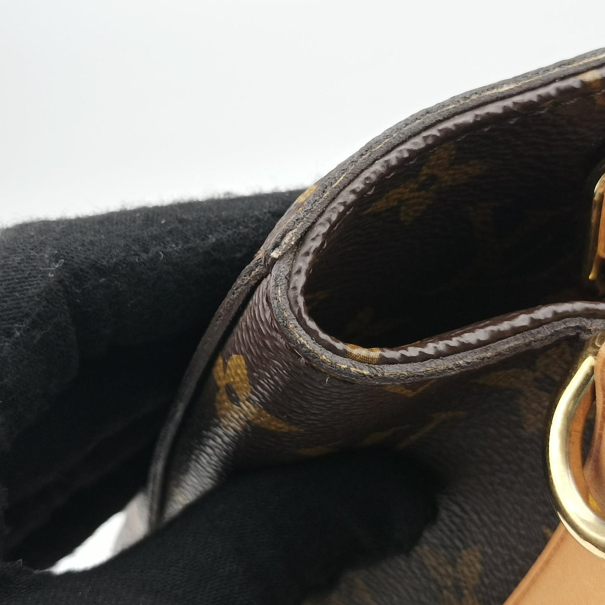 Pre-owned Louis Vuitton MONTAIGNE MM Brown Monogram Canvas M41056 shoulderbag | stylenewstar
