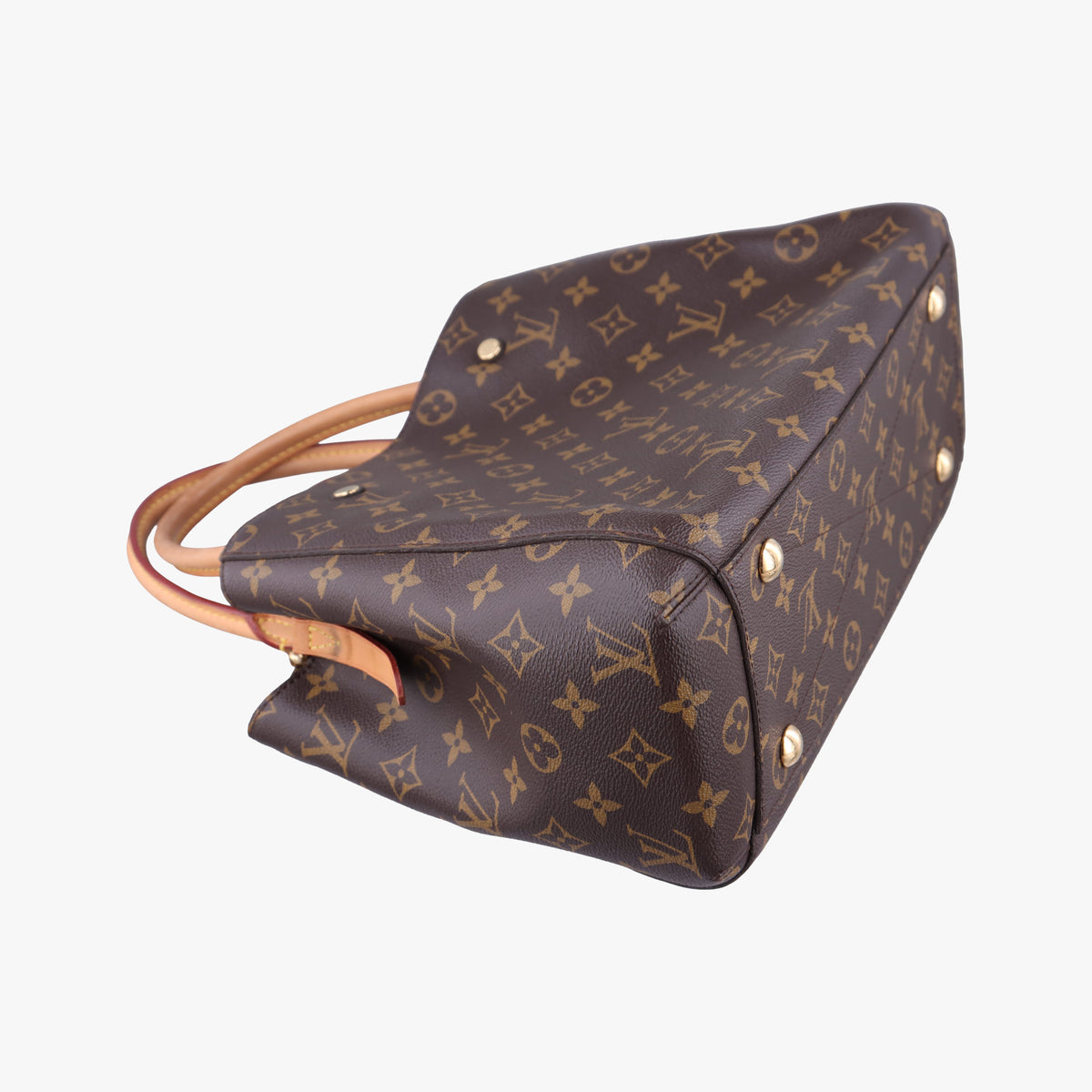 Pre-owned Louis Vuitton MONTAIGNE MM Brown Monogram Canvas M41056 shoulderbag | stylenewstar