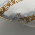 Chain Pattern Tote White Satin 153009 チェーン柄トート ホワイト シルク 153009 