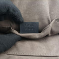 Pre-owned Gucci Stripe Line Black Leather 450970 bum bag/waist bag | stylenewstar