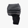 Pre-owned Gucci Stripe Line Black Leather 450970 bum bag/waist bag | stylenewstar