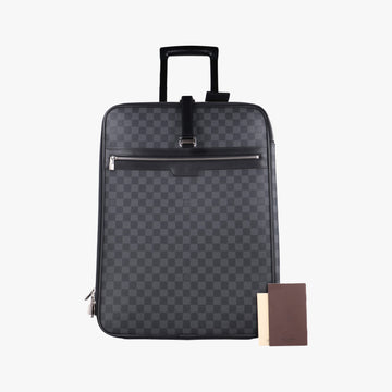 Vintage Louis Vuitton PEGASE 55 Noir Damier Graphite N23299 suitcase | stylenewstar