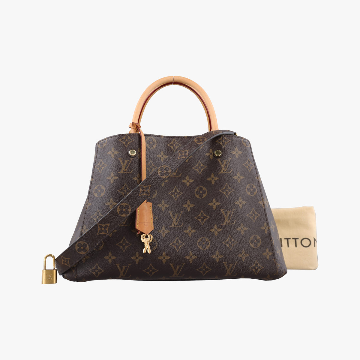 MONTAIGNE MM Brown Monogram Canvas M41056 TR2176モンテーニュMM モノグラム/ブラウン モノグラムキャンバス M41056 TR2176