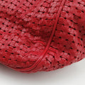 Soft Lady Dior INTRECCIATO Tote Red lambskin 01-RU-0058ソフト レディディオール イントレチャート トート レッド ラムスキン 01-RU-0058
