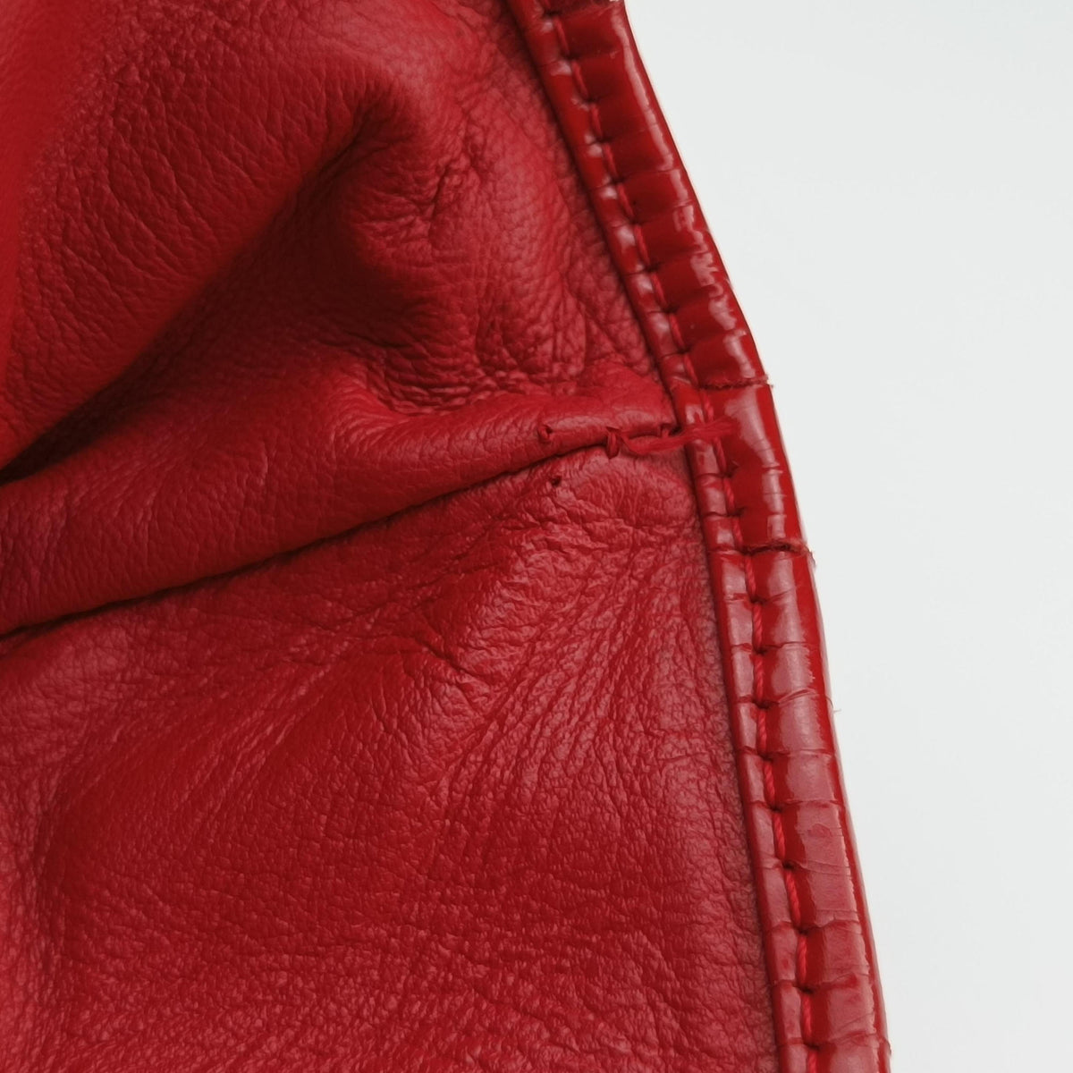 Soft Lady Dior INTRECCIATO Tote Red lambskin 01-RU-0058ソフト レディディオール イントレチャート トート レッド ラムスキン 01-RU-0058