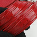 Soft Lady Dior INTRECCIATO Tote Red lambskin 01-RU-0058ソフト レディディオール イントレチャート トート レッド ラムスキン 01-RU-0058