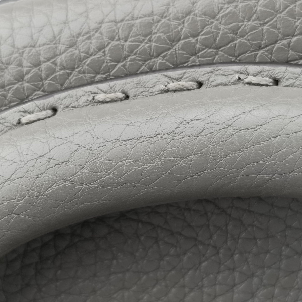 Pre-owned Fendi FF Logo Gloria Grey Leather 8BH367 shoulderbag | stylenewstar