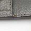 Pre-owned Fendi FF Logo Gloria Grey Leather 8BH367 shoulderbag | stylenewstar