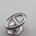Pre-owned Hermes Chaine d'Ancre Farandole TPM Silver Ag925  earring | stylenewstar