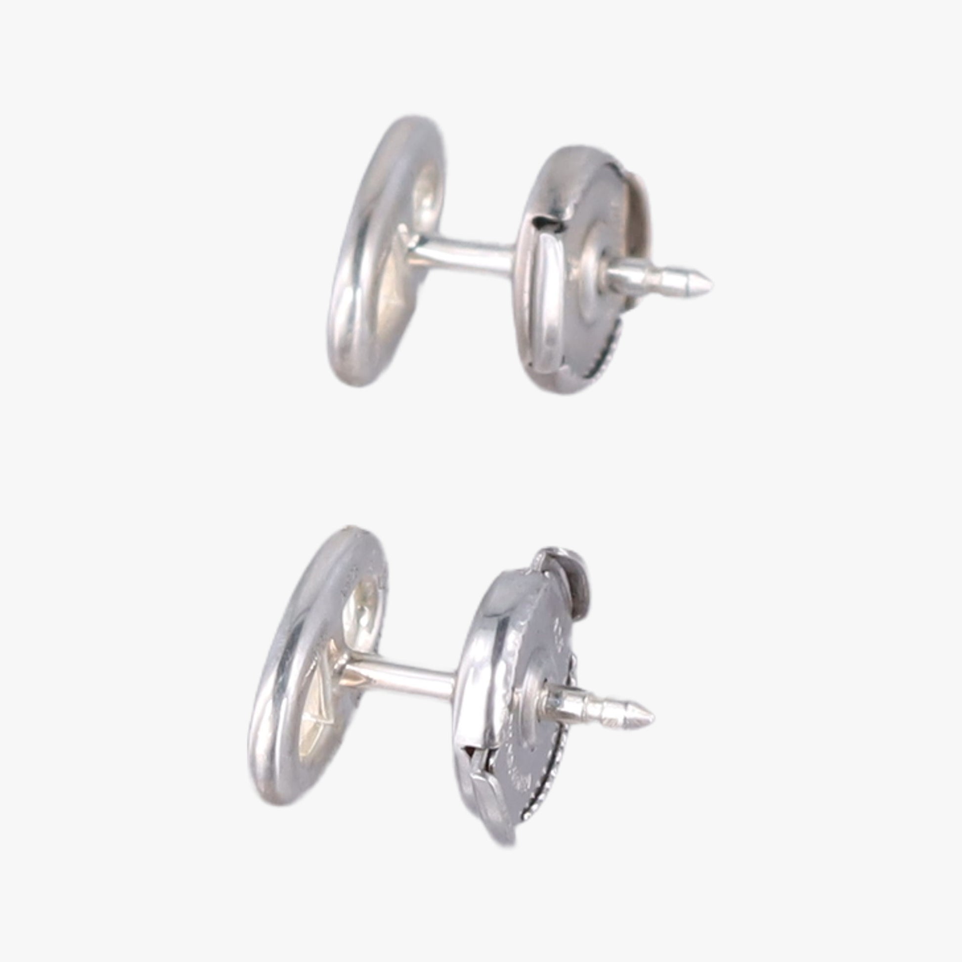 Pre-owned Hermes Chaine d'Ancre Farandole TPM Silver Ag925  earring | stylenewstar