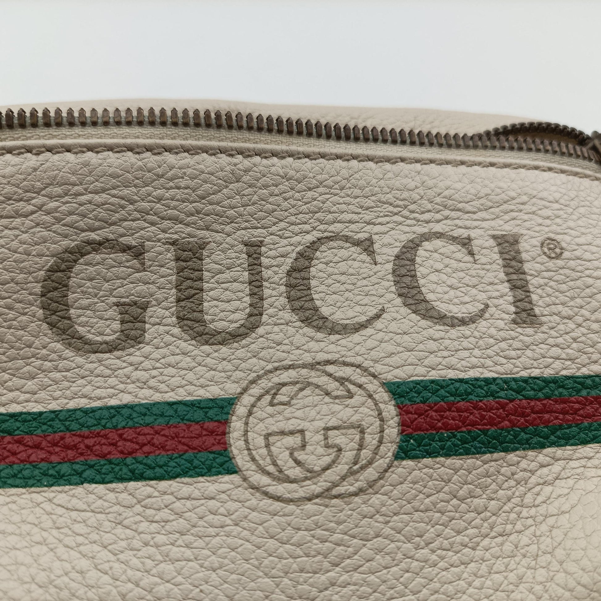 Print White Leather 527792 F026940284グッチプリント ホワイト レザー 527792 F026940284