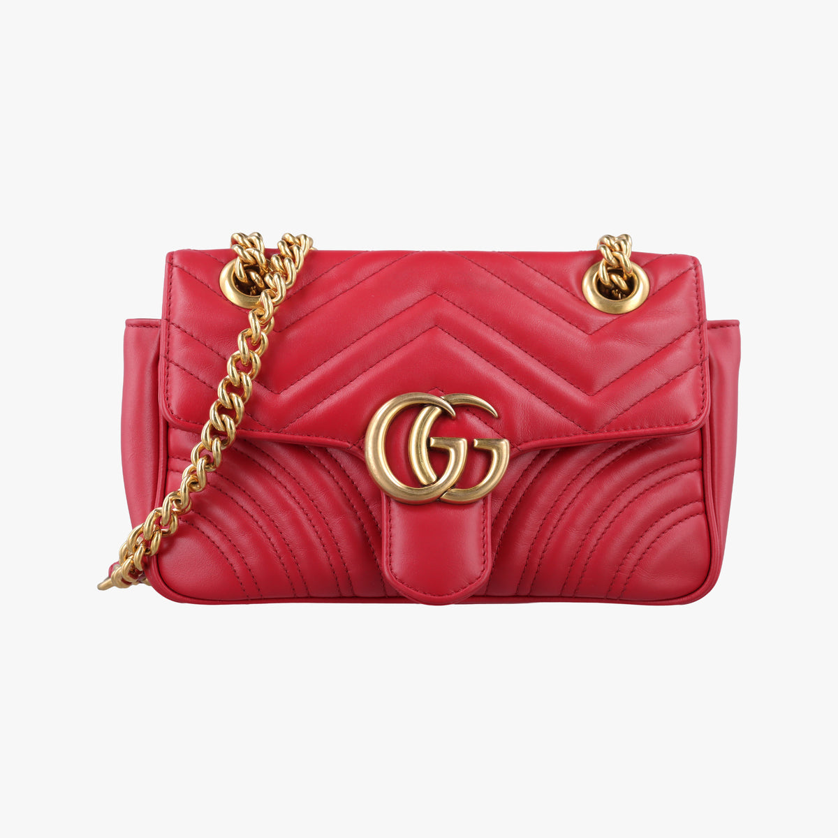 GG Marmont Red Leather 446744 C028395167GGマーモント レッド レザー 446744 C028395167