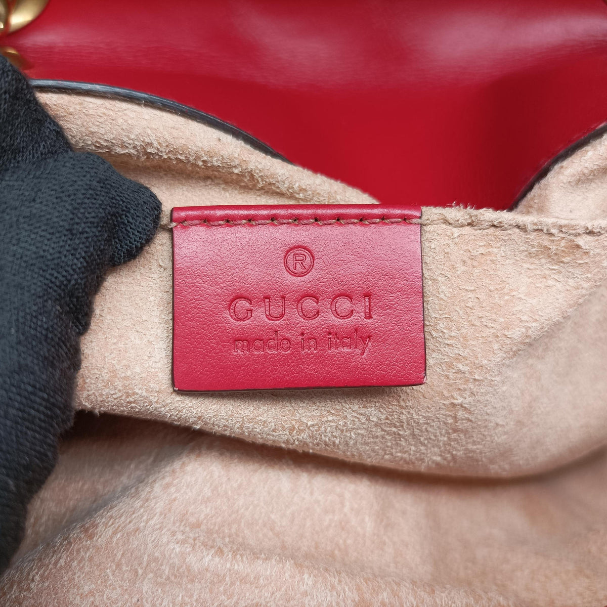 GG Marmont Red Leather 446744 C028395167GGマーモント レッド レザー 446744 C028395167