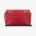 GG Marmont Red Leather 446744 F031913403GGマーモント レッド レザー 446744 F031913403