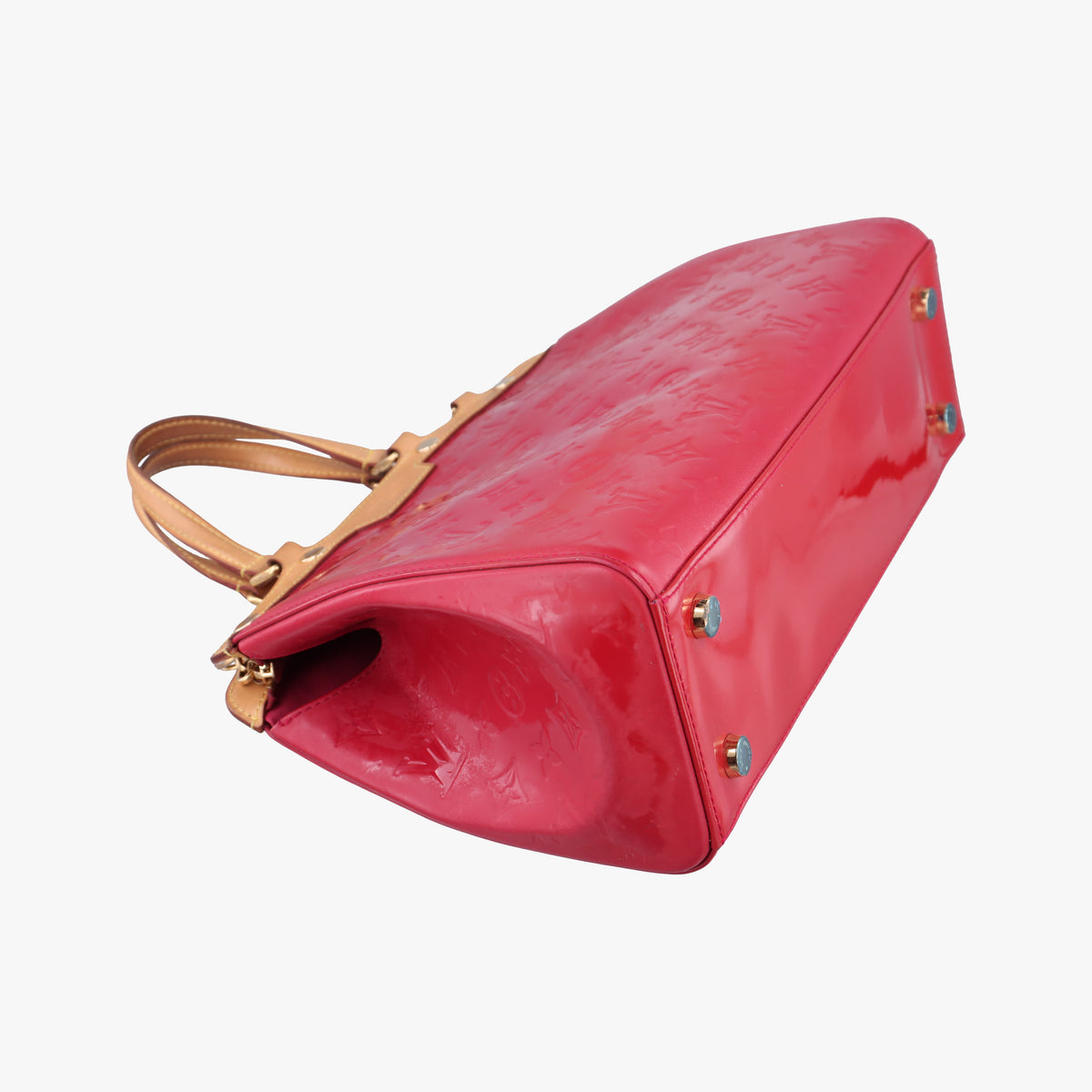 Pre-owned Louis Vuitton Brea MM ROSE INDIEN Vernis M91798 shoulderbag | stylenewstar