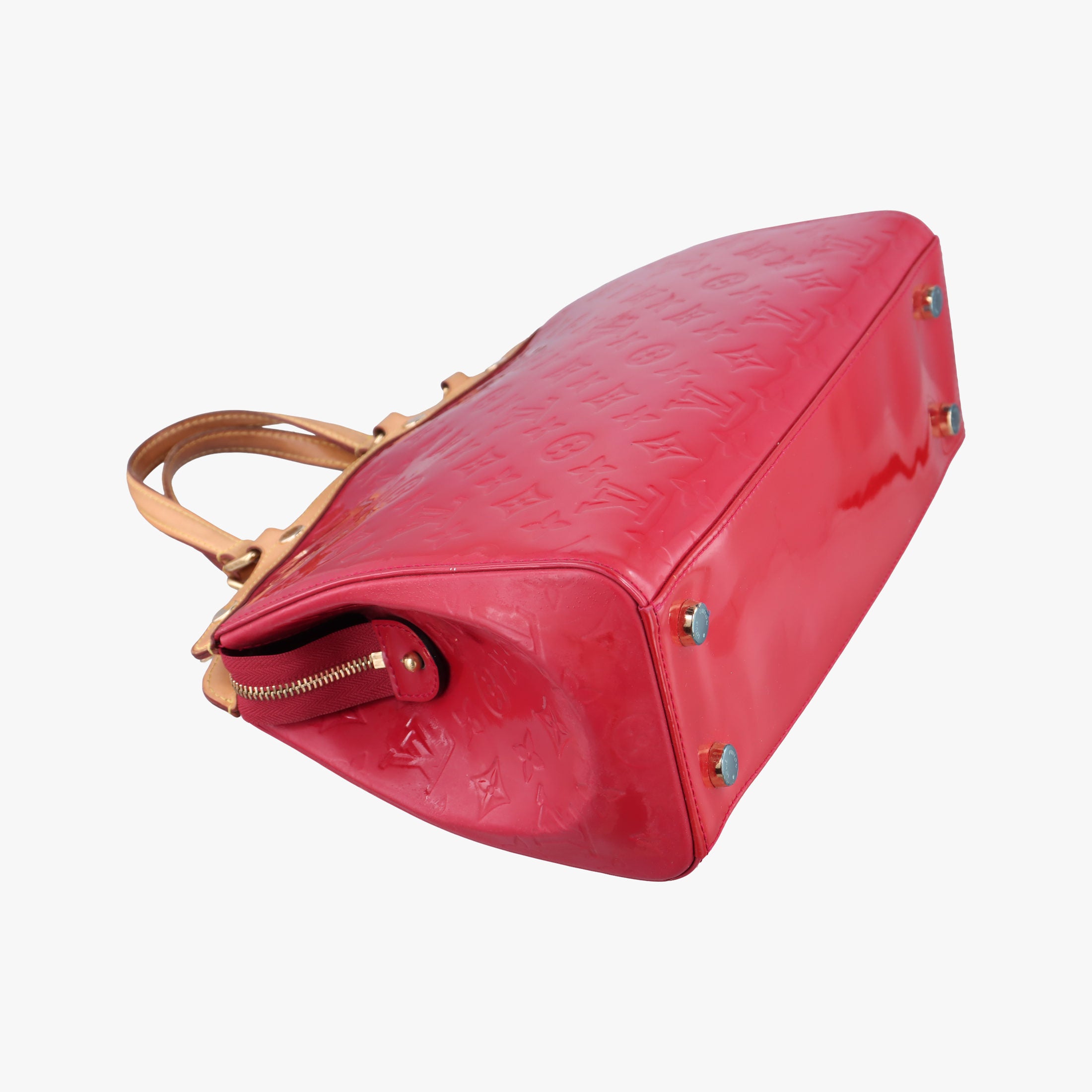 Pre-owned Louis Vuitton Brea MM ROSE INDIEN Vernis M91798 shoulderbag | stylenewstar