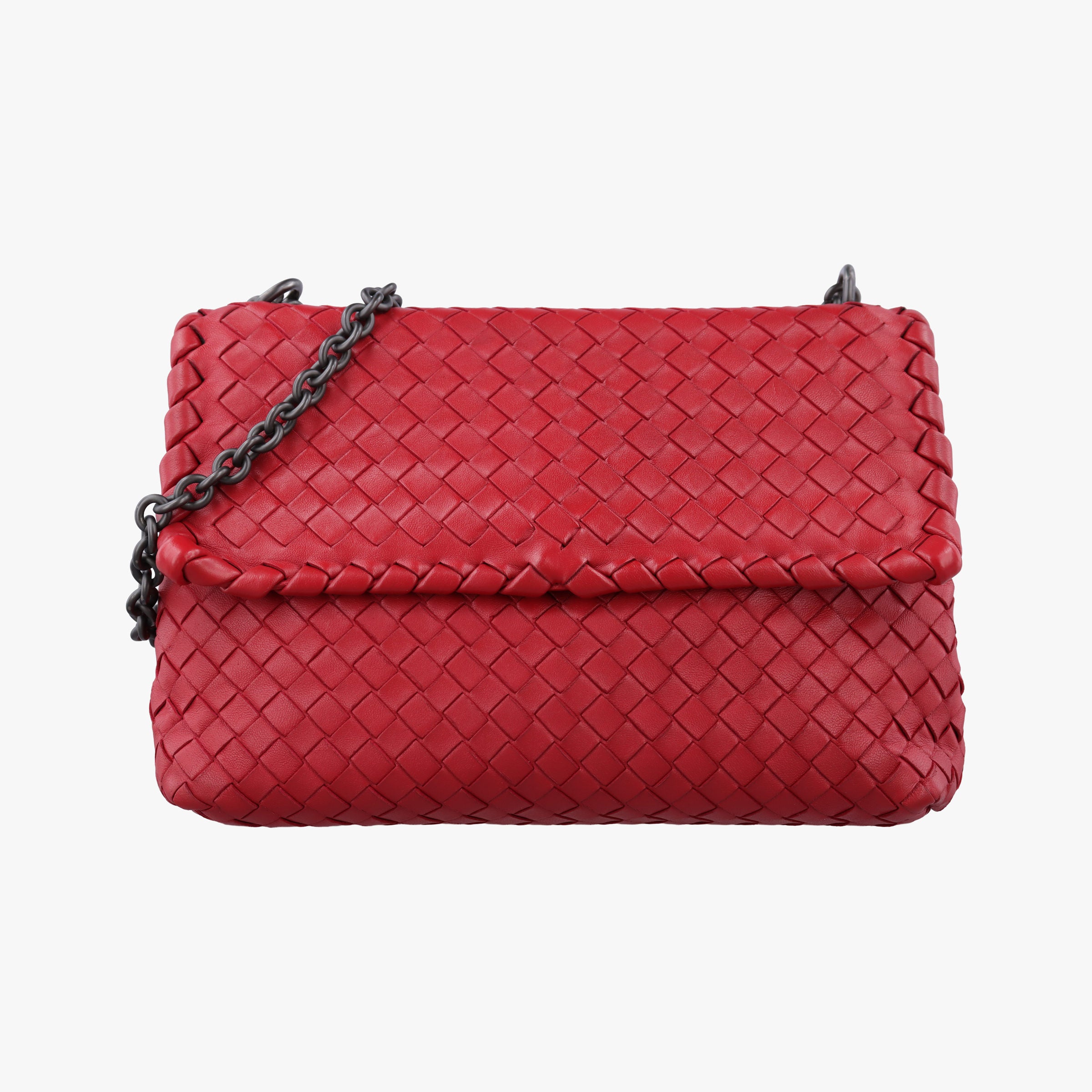 Intrecciato Olimpia Red lambskin B06213843Yイントレチャート オリンピア レッド ラムスキン B06213843Y