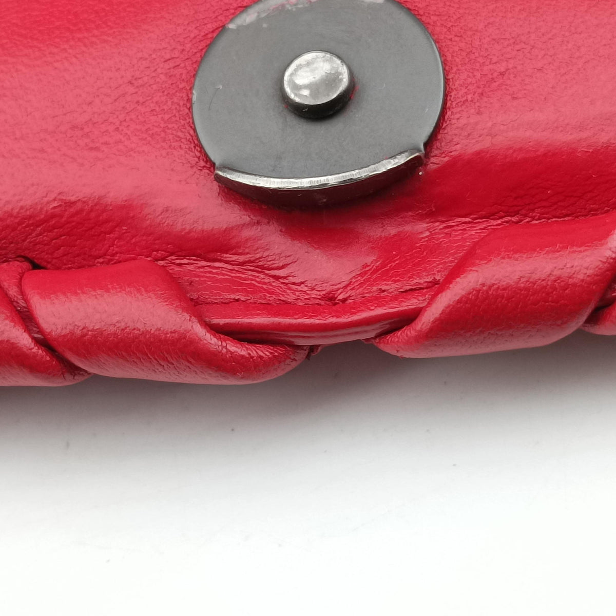 Intrecciato Olimpia Red lambskin B06213843Yイントレチャート オリンピア レッド ラムスキン B06213843Y