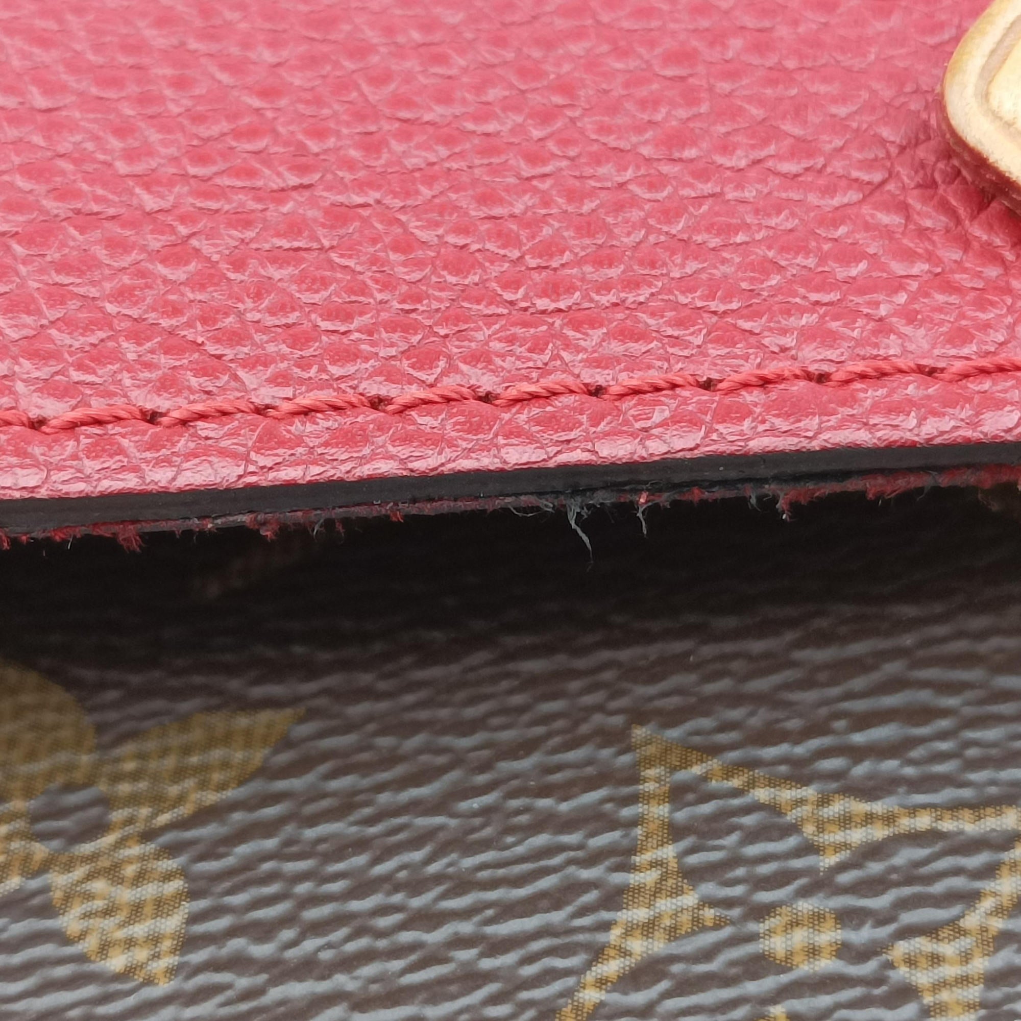 PALLAS Chain Brown×CERISE Monogram Canvas×calf leather M41201 CA4196 IC Chipパラス チェーン モノグラム/ブラウン×スリーズ モノグラムキャンバス×カーフレザー M41201 CA4196 ICチップ
