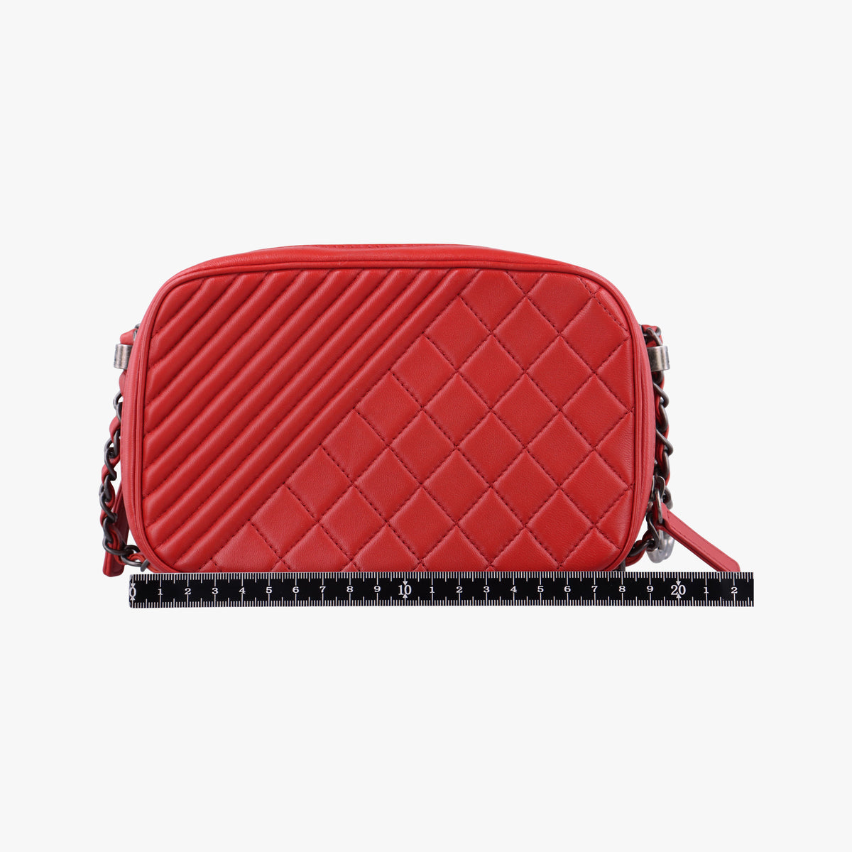Coco Boy Camera Case Red lambskin A92655 20628491ココボーイ カメラケース レッド ラムスキン A92655 20628491