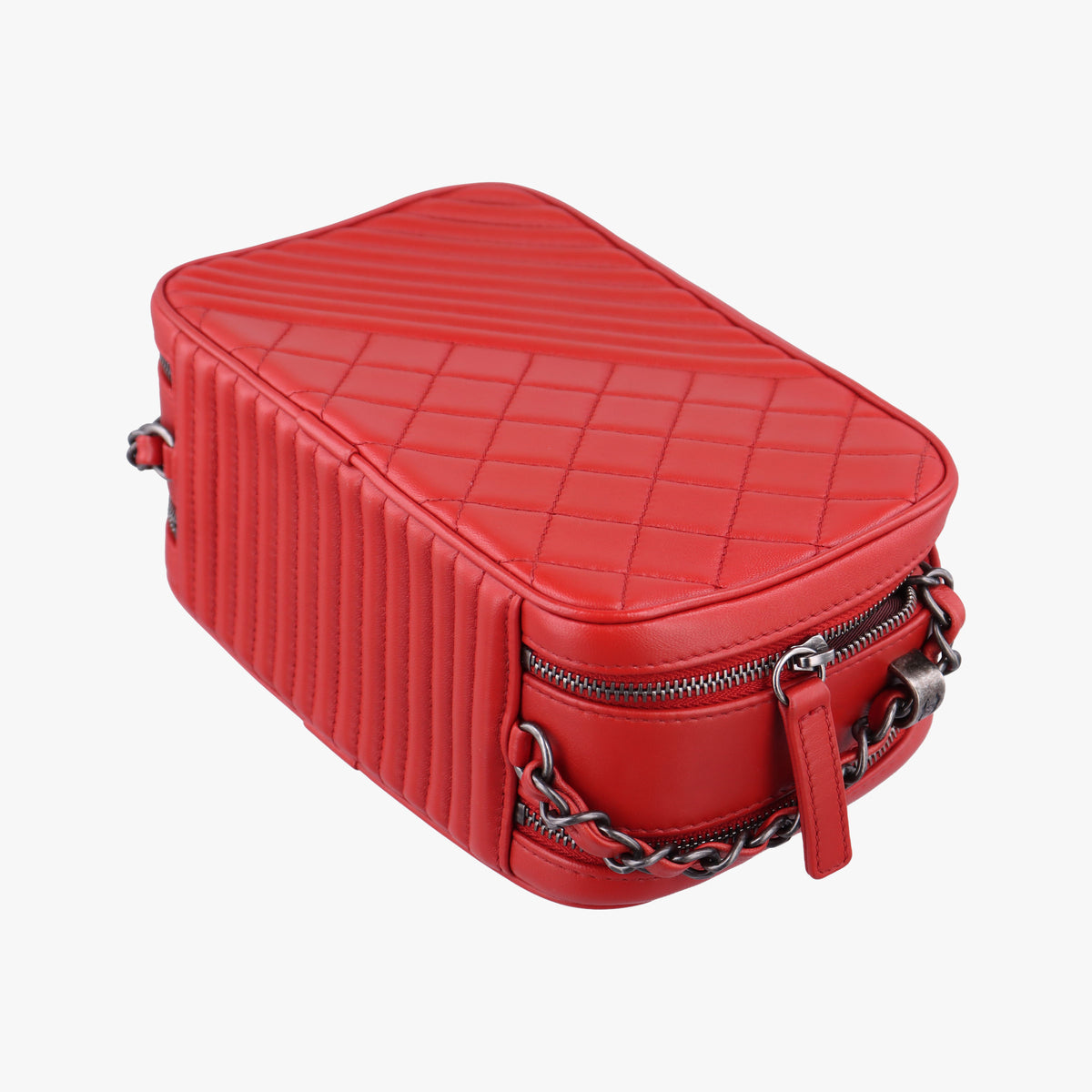 Coco Boy Camera Case Red lambskin A92655 20628491ココボーイ カメラケース レッド ラムスキン A92655 20628491
