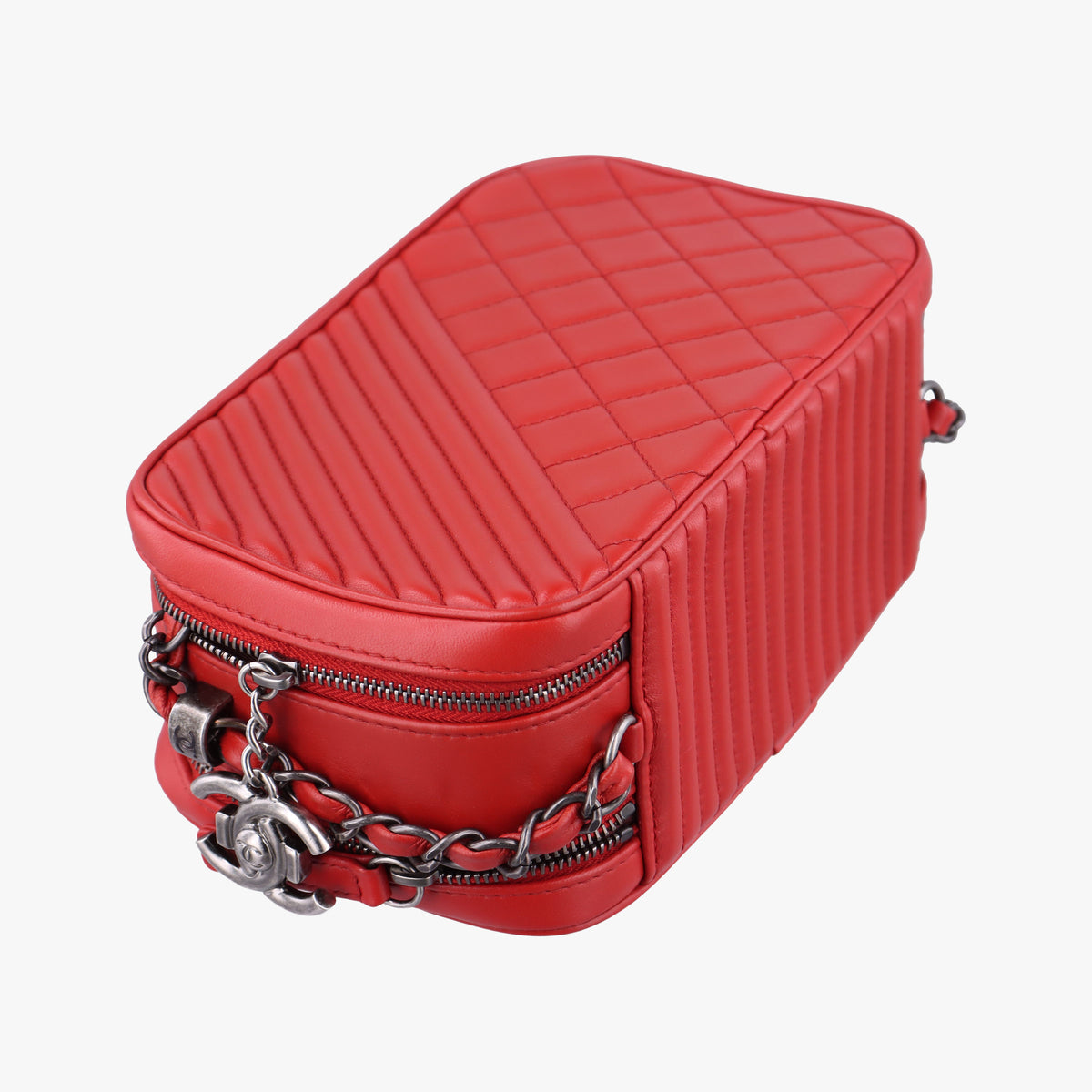 Coco Boy Camera Case Red lambskin A92655 20628491ココボーイ カメラケース レッド ラムスキン A92655 20628491