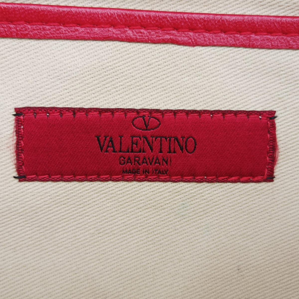 Pre-owned Valentino Rockstud Va Va Voom Red Leather  shoulderbag | stylenewstar