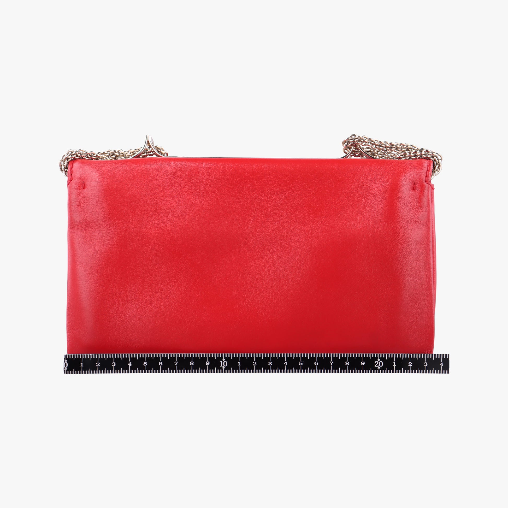 Pre-owned Valentino Rockstud Va Va Voom Red Leather  shoulderbag | stylenewstar