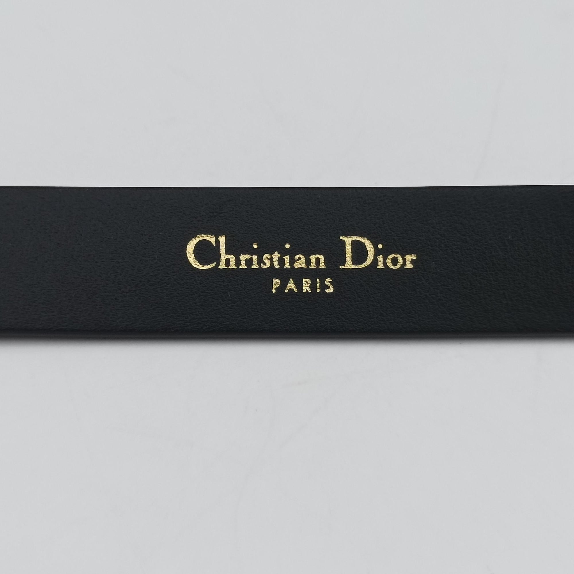 Secondhand Christian Dior 30 Montaigne Removable Black Lambskin  bum bag/waist bag | stylenewstar