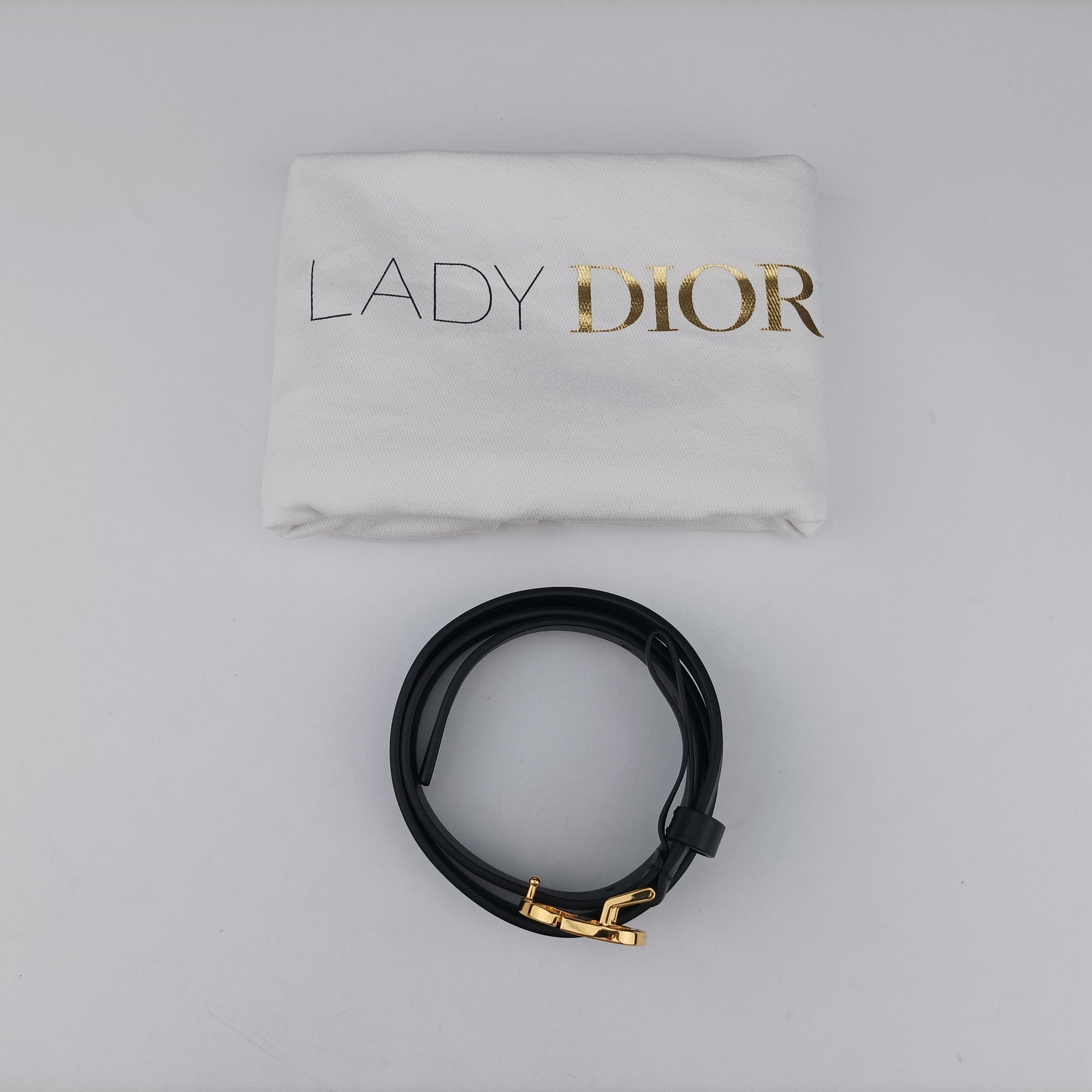 Secondhand Christian Dior 30 Montaigne Removable Black Lambskin  bum bag/waist bag | stylenewstar