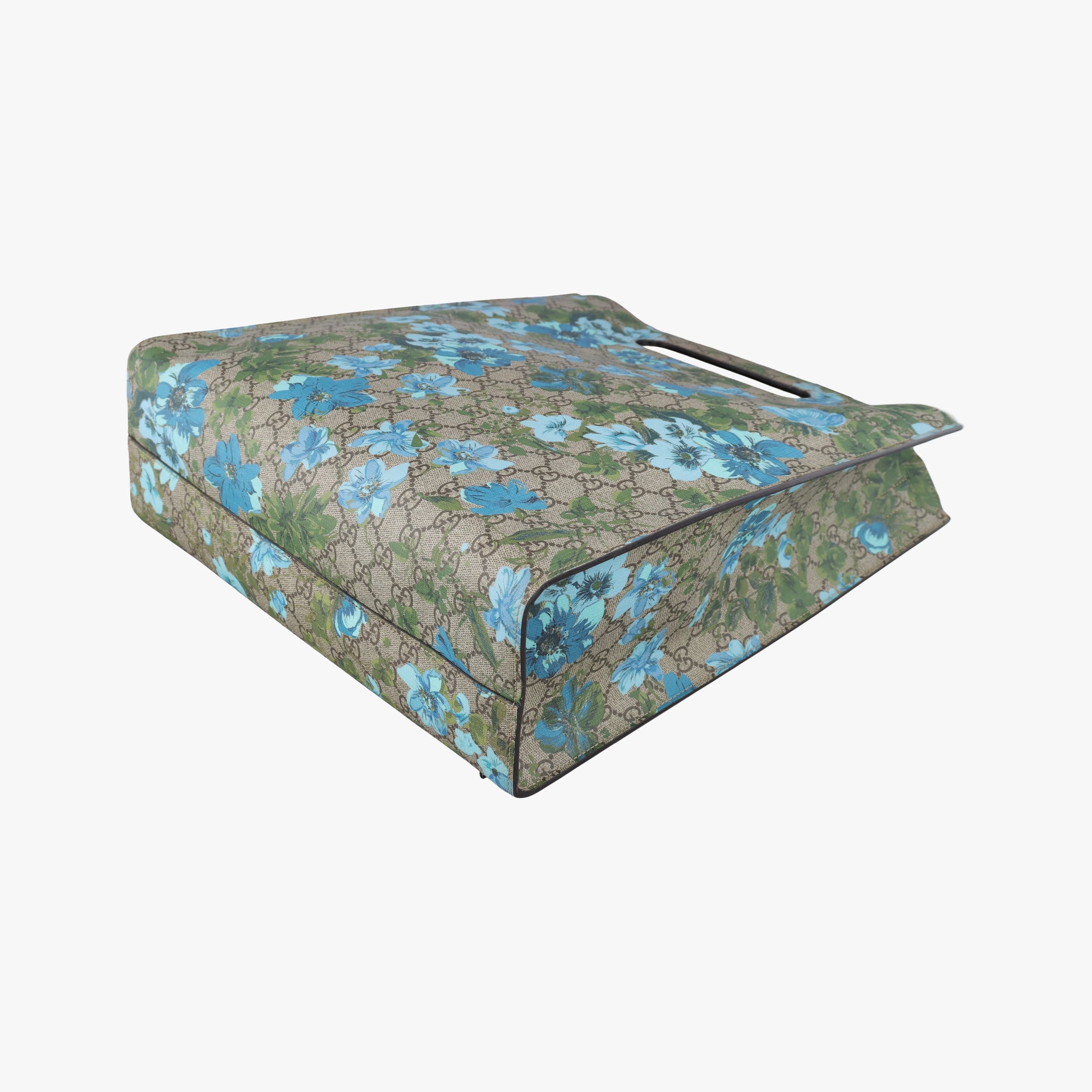 Pre-owned Gucci GG Supreme Linea C Blooms GucciGhost Beige×Multicolour PVC coated canvas 414476 shoulderbag | stylenewstar