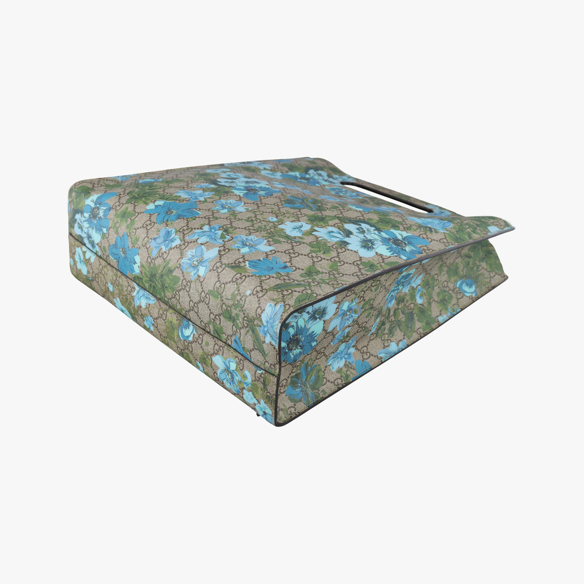 Pre-owned Gucci GG Supreme Linea C Blooms GucciGhost Beige×Multicolour PVC coated canvas 414476 shoulderbag | stylenewstar