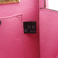 Pre-owned Gucci Sylvie 1969 Acrylic Mini Hand Pink Acrylic 589482 shoulderbag | stylenewstar