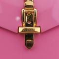Pre-owned Gucci Sylvie 1969 Acrylic Mini Hand Pink Acrylic 589482 shoulderbag | stylenewstar