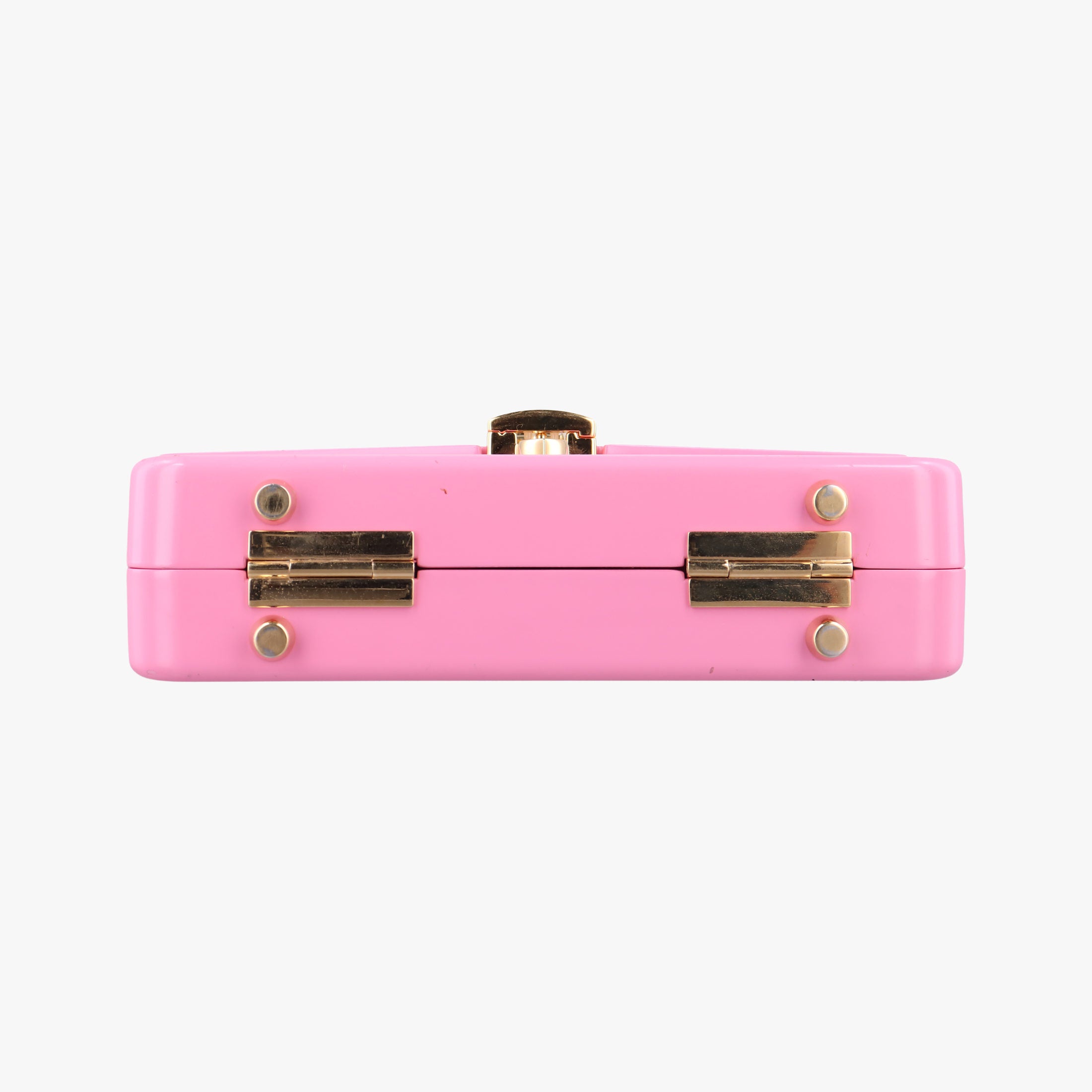 Pre-owned Gucci Sylvie 1969 Acrylic Mini Hand Pink Acrylic 589482 shoulderbag | stylenewstar