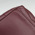 Pre-owned Yves Saint Laurent LOULOU bowling Burgundy Leather 454317 shoulderbag | stylenewstar