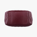 Pre-owned Yves Saint Laurent LOULOU bowling Burgundy Leather 454317 shoulderbag | stylenewstar
