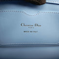 Pre-owned Christian Dior 30 Montaigne Blue Leather  shoulderbag | stylenewstar