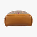 The Three Little Pigs Brown PVC coated canvas × leather 552884 E032209238三匹のこぶた ブラウン PVCコーティングキャンバス×レザー 552884 E032209238