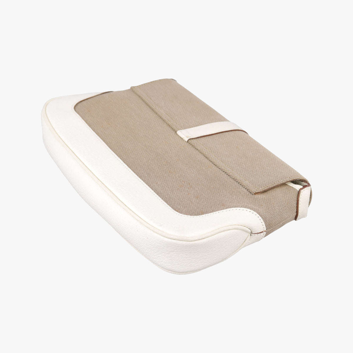 Pre-owned Gucci Hobo White× Beige Canvas × Leather 001.38 shoulderbag | stylenewstar