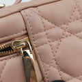 Lady Dior micro vanity Pink lambskin Lot number unknownレディディオール マイクロ ヴァニティ ピンク ラムスキン 製番不明