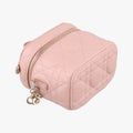 Lady Dior micro vanity Pink lambskin Lot number unknownレディディオール マイクロ ヴァニティ ピンク ラムスキン 製番不明